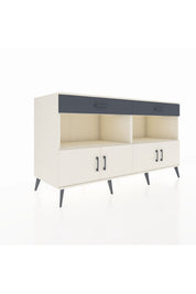 Kronos Konsol 2 Raflı 2 Çekmeceli 4 Kapaklı 176x59x99 Aytaşı-Aytaşı/Antrasit