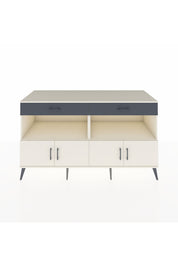 Kronos Konsol 2 Raflı 2 Çekmeceli 4 Kapaklı 176x59x99 Aytaşı-Aytaşı/Antrasit