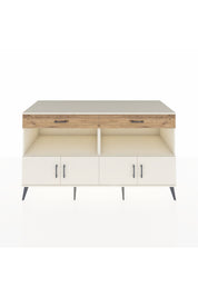 Kronos Konsol 2 Raflı 2 Çekmeceli 4 Kapaklı 176x59x99 Aytaşı-Aytaşı/Çam