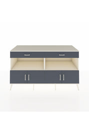 Kronos Konsol 2 Raflı 2 Çekmeceli 4 Kapaklı 176x59x99 Aytaşı-Antrasit