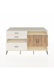 Kronos Konsol 4 Raflı 3 Çekmeceli 2 Kapaklı 176x59x99 Aytaşı-Çam/Aytaşı