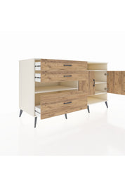 Kronos Konsol 4 Raflı 3 Çekmeceli 2 Kapaklı 176x59x99 Aytaşı-Çam