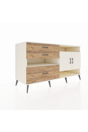 Kronos Konsol 4 Raflı 3 Çekmeceli 2 Kapaklı 176x59x99 Aytaşı-Aytaşı/Çam