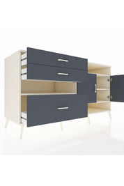 Kronos Konsol 4 Raflı 3 Çekmeceli 2 Kapaklı 176x59x99 Aytaşı-Antrasit