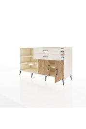 Kronos Konsol 3 Raflı 2 Çekmeceli 2 Kapaklı 176x59x99 Aytaşı-Çam/Aytaşı