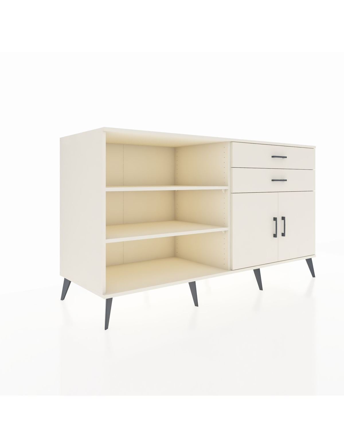 Kronos Konsol 3 Raflı 2 Çekmeceli 2 Kapaklı 176x59x99 Aytaşı-Aytaşı