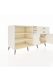 Kronos Konsol 3 Raflı 2 Çekmeceli 2 Kapaklı 176x59x99 Aytaşı-Aytaşı