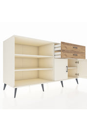 Kronos Konsol 3 Raflı 2 Çekmeceli 2 Kapaklı 176x59x99 Aytaşı-Aytaşı/Çam