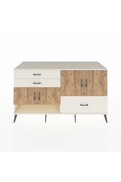 Kronos Konsol 3 Raflı 3 Çekmeceli 4 Kapaklı 176x59x99 Aytaşı-Çam/Aytaşı