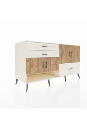 Kronos Konsol 3 Raflı 3 Çekmeceli 4 Kapaklı 176x59x99 Aytaşı-Çam/Aytaşı