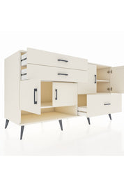 Kronos Konsol 3 Raflı 3 Çekmeceli 4 Kapaklı 176x59x99 Aytaşı-Aytaşı