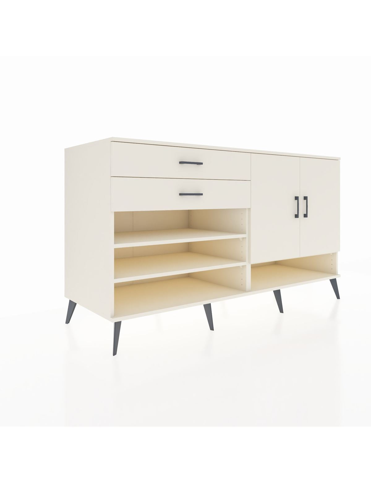 Kronos Konsol 4 Raflı 2 Çekmeceli 2 Kapaklı 176x59x99 Aytaşı-Aytaşı