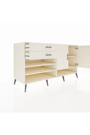 Kronos Konsol 4 Raflı 2 Çekmeceli 2 Kapaklı 176x59x99 Aytaşı-Aytaşı