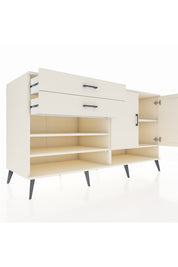 Kronos Konsol 4 Raflı 2 Çekmeceli 2 Kapaklı 176x59x99 Aytaşı-Aytaşı