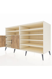 Kronos Konsol 7 Raflı 2 Kapaklı 176x59x99 Aytaşı-Çam/Aytaşı