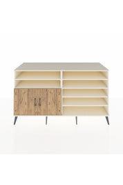 Kronos Konsol 7 Raflı 2 Kapaklı 176x59x99 Aytaşı-Çam