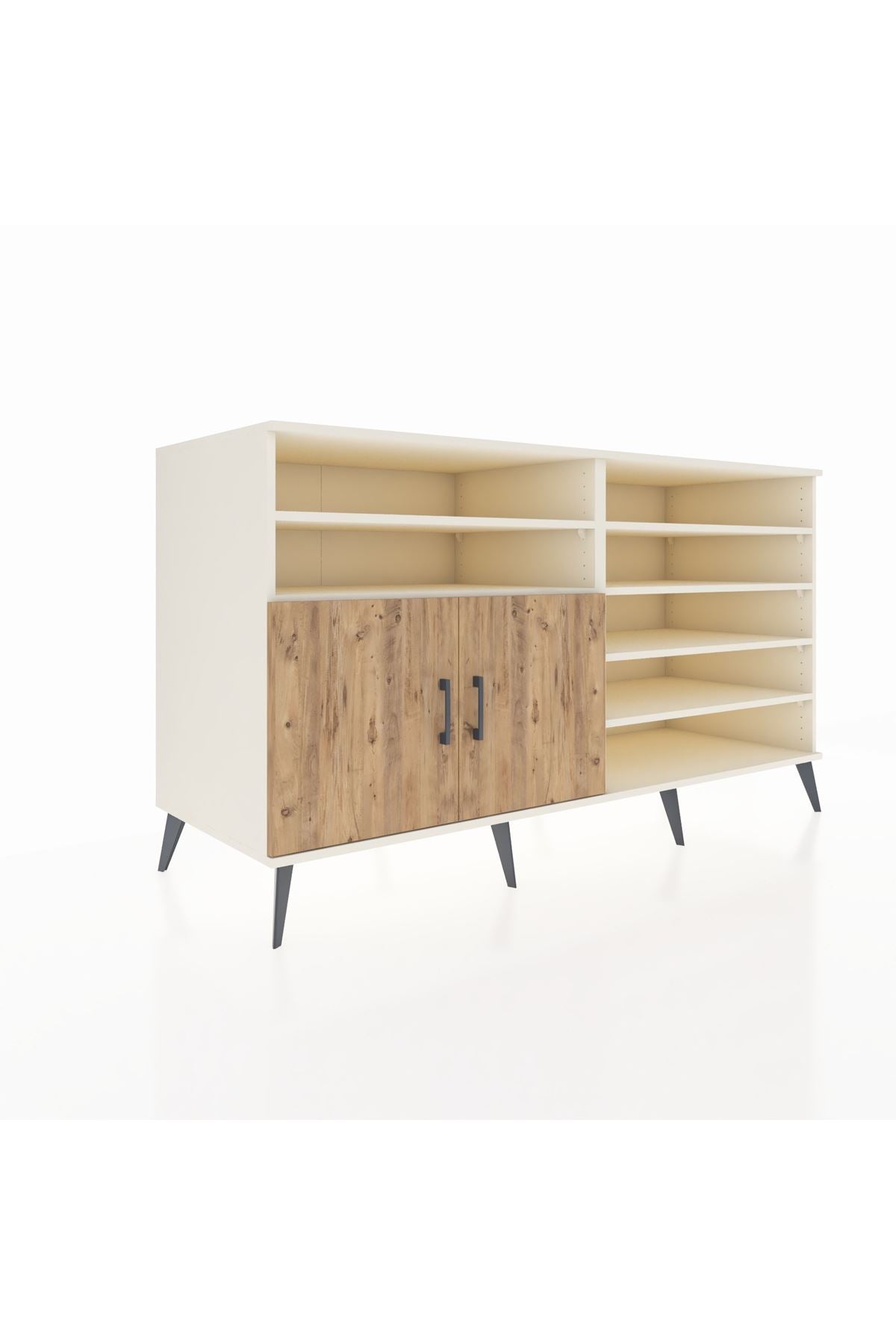 Kronos Konsol 7 Raflı 2 Kapaklı 176x59x99 Aytaşı-Çam