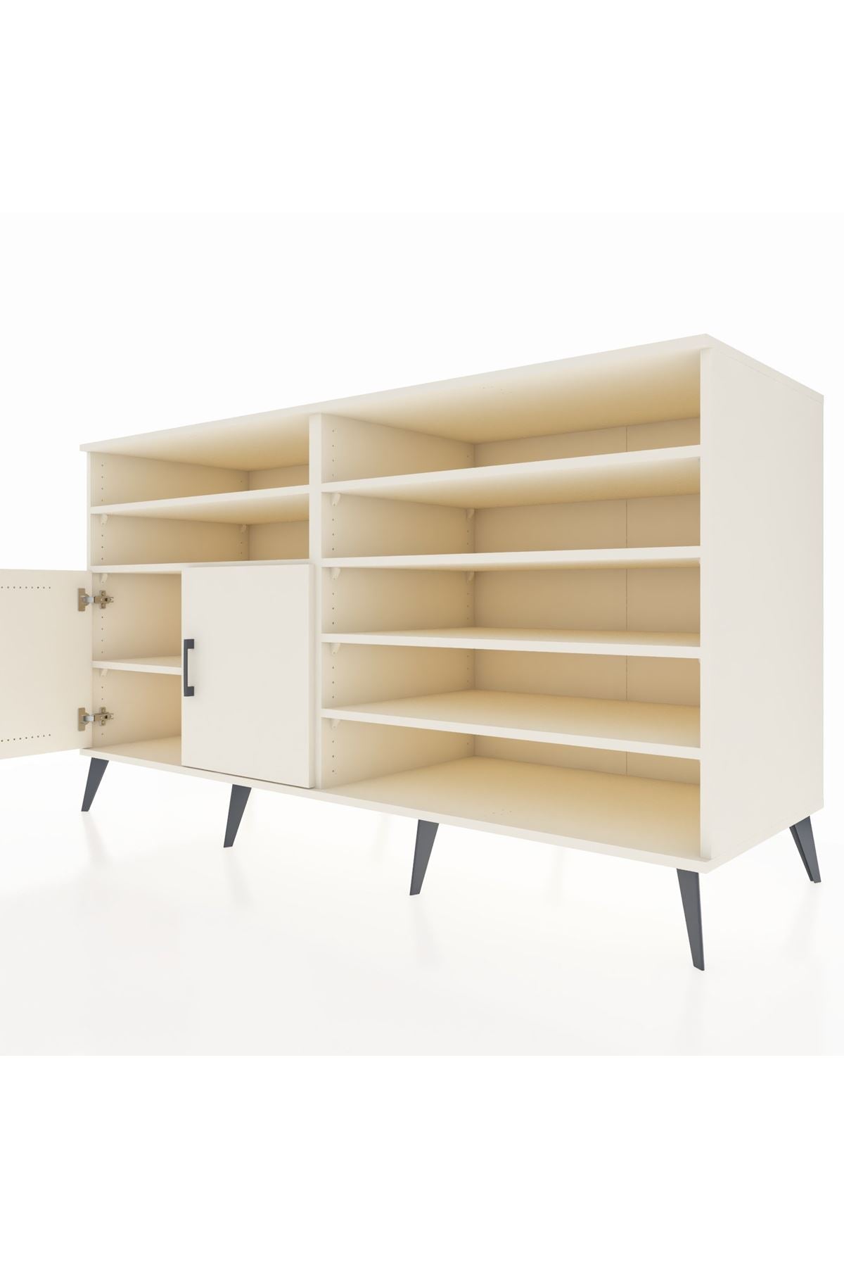 Kronos Konsol 7 Raflı 2 Kapaklı 176x59x99 Aytaşı-Aytaşı