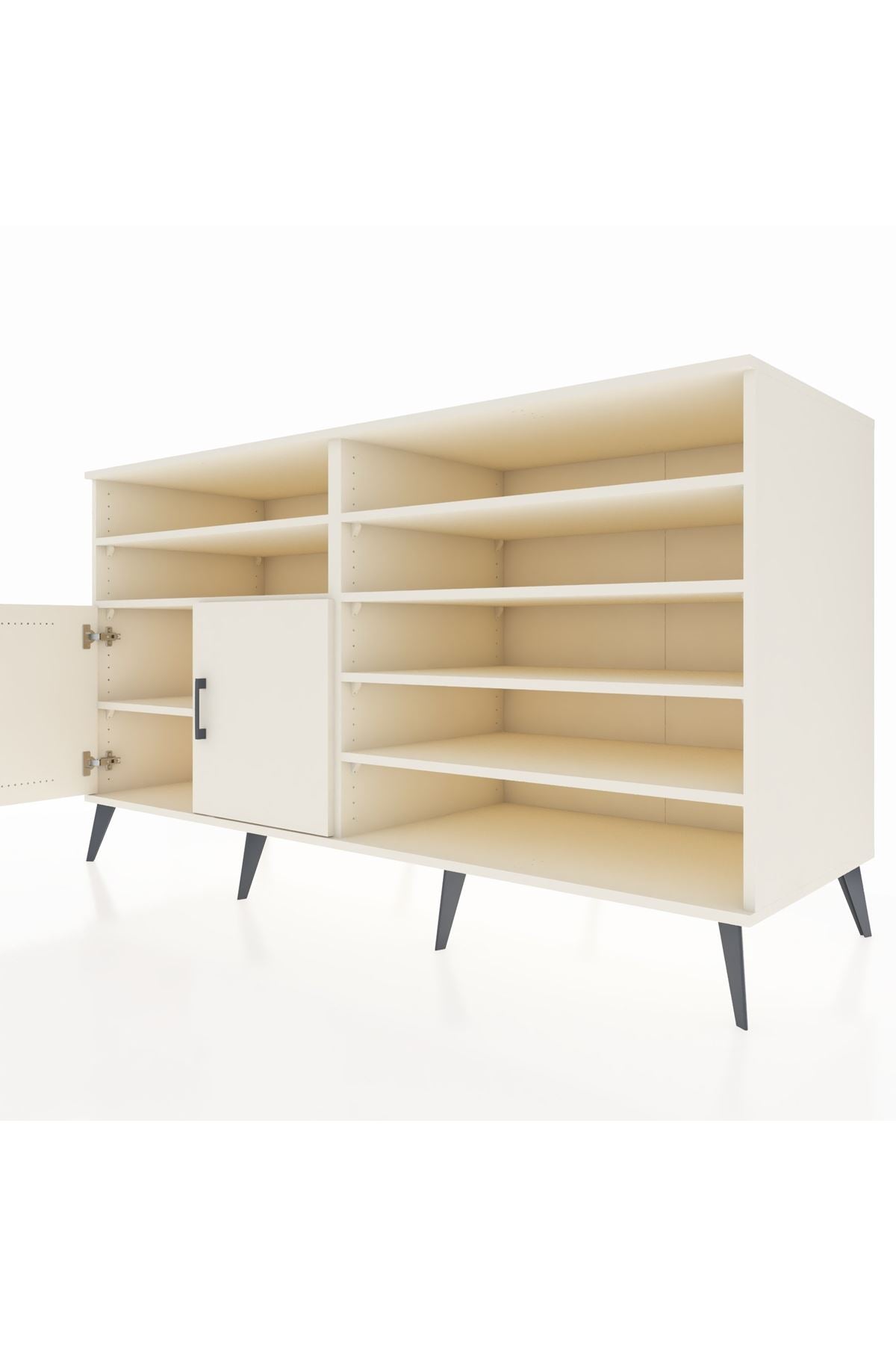 Kronos Konsol 7 Raflı 2 Kapaklı 176x59x99 Aytaşı-Aytaşı/Çam