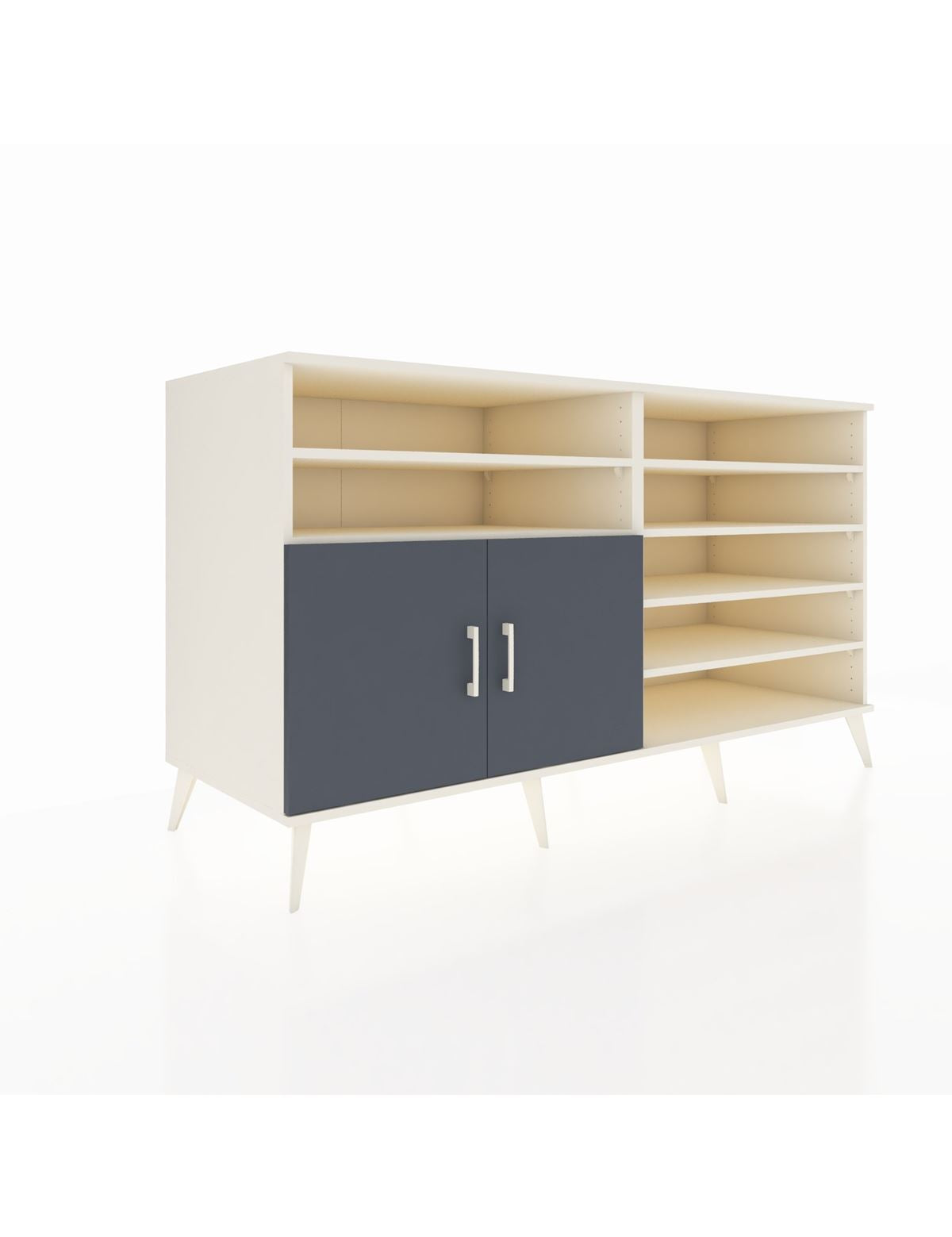 Kronos Konsol 7 Raflı 2 Kapaklı 176x59x99 Aytaşı-Antrasit