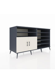 Kronos Konsol 7 Raflı 2 Kapaklı 176x59x99 Antrasit-Aytaşı/Çam