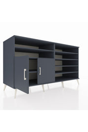 Kronos Konsol 7 Raflı 2 Kapaklı 176x59x99 Antrasit-Antrasit/Aytaşı