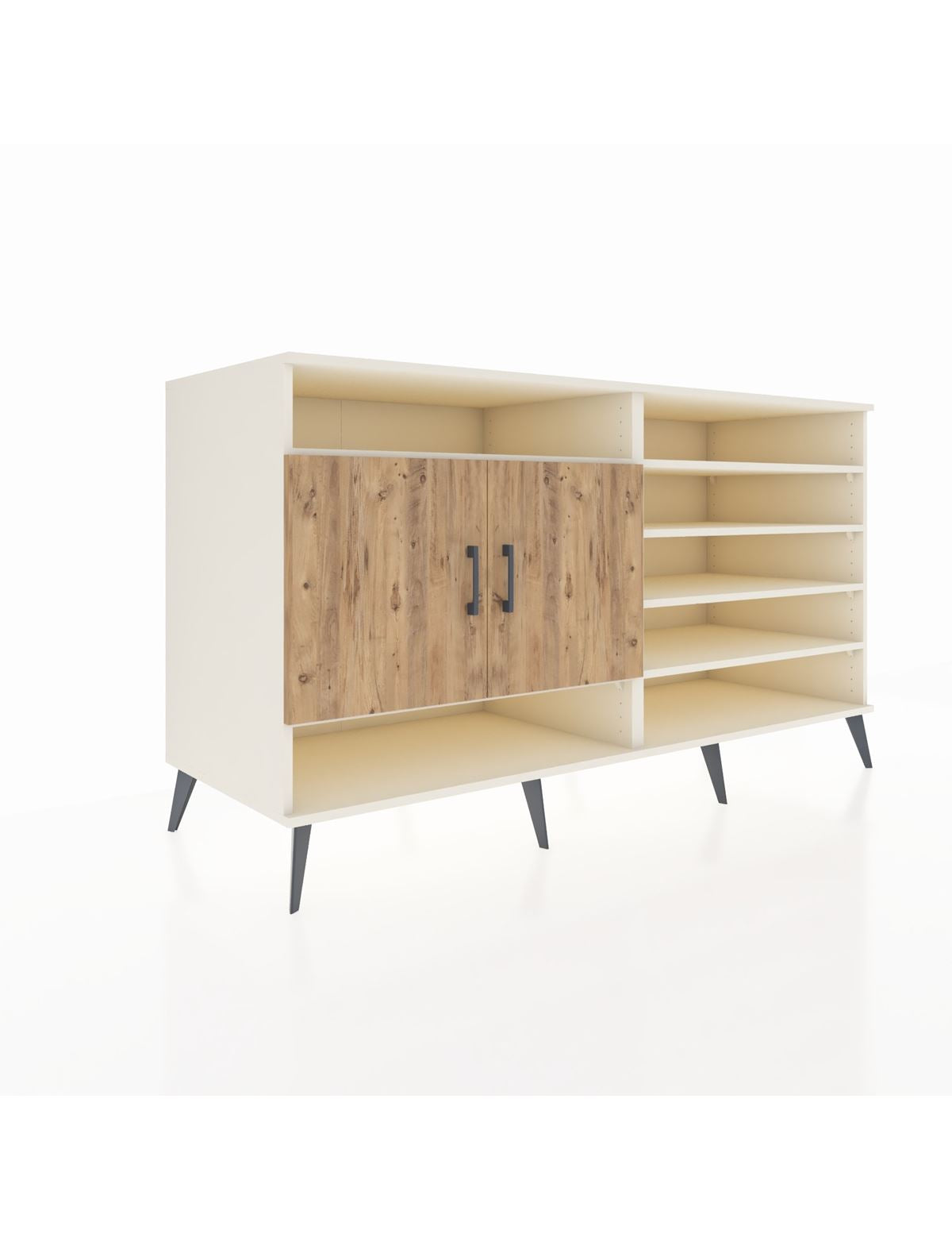 Kronos Konsol 7 Raflı 2 Kapaklı 176x59x99 Aytaşı-Çam