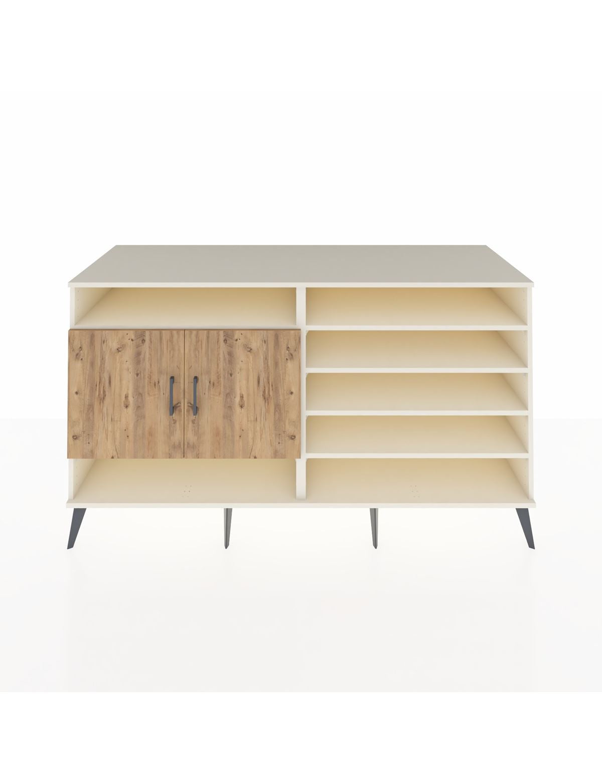 Kronos Konsol 7 Raflı 2 Kapaklı 176x59x99 Aytaşı-Çam