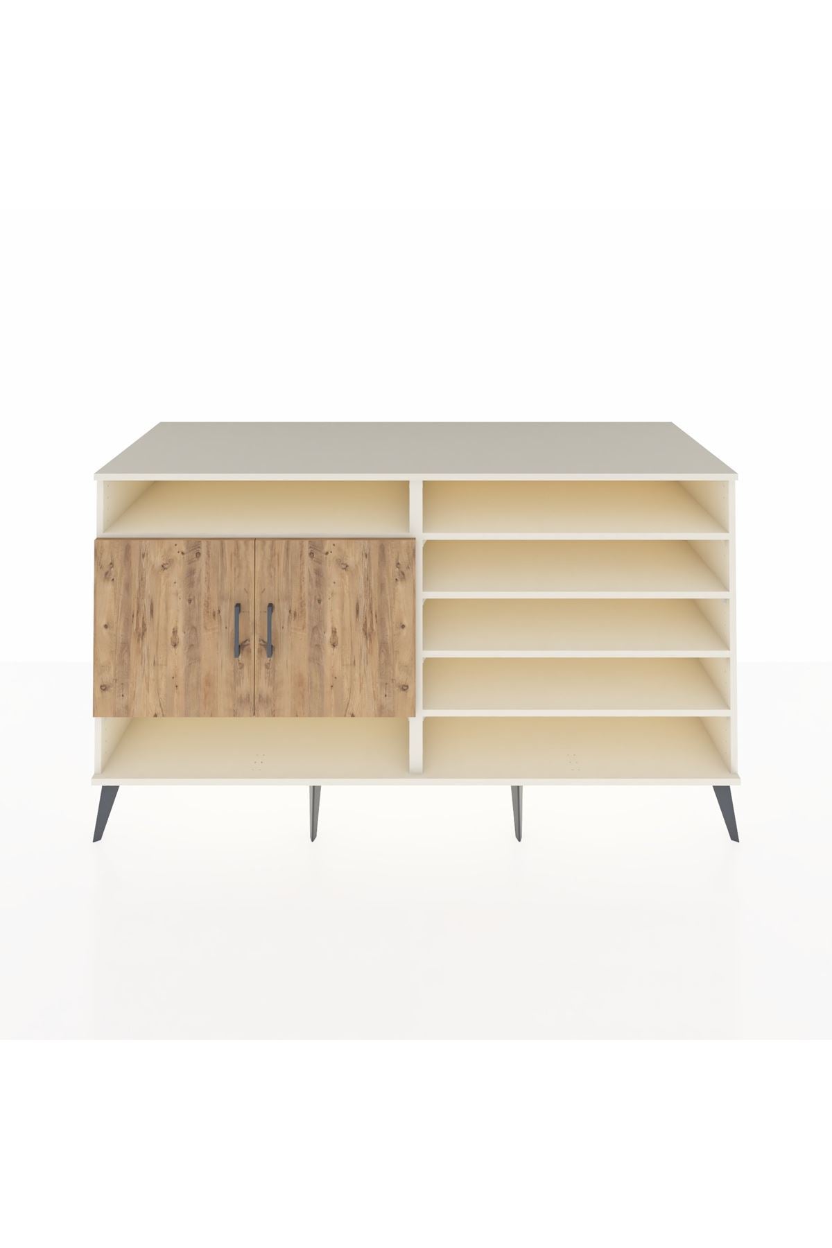 Kronos Konsol 7 Raflı 2 Kapaklı 176x59x99 Aytaşı-Çam