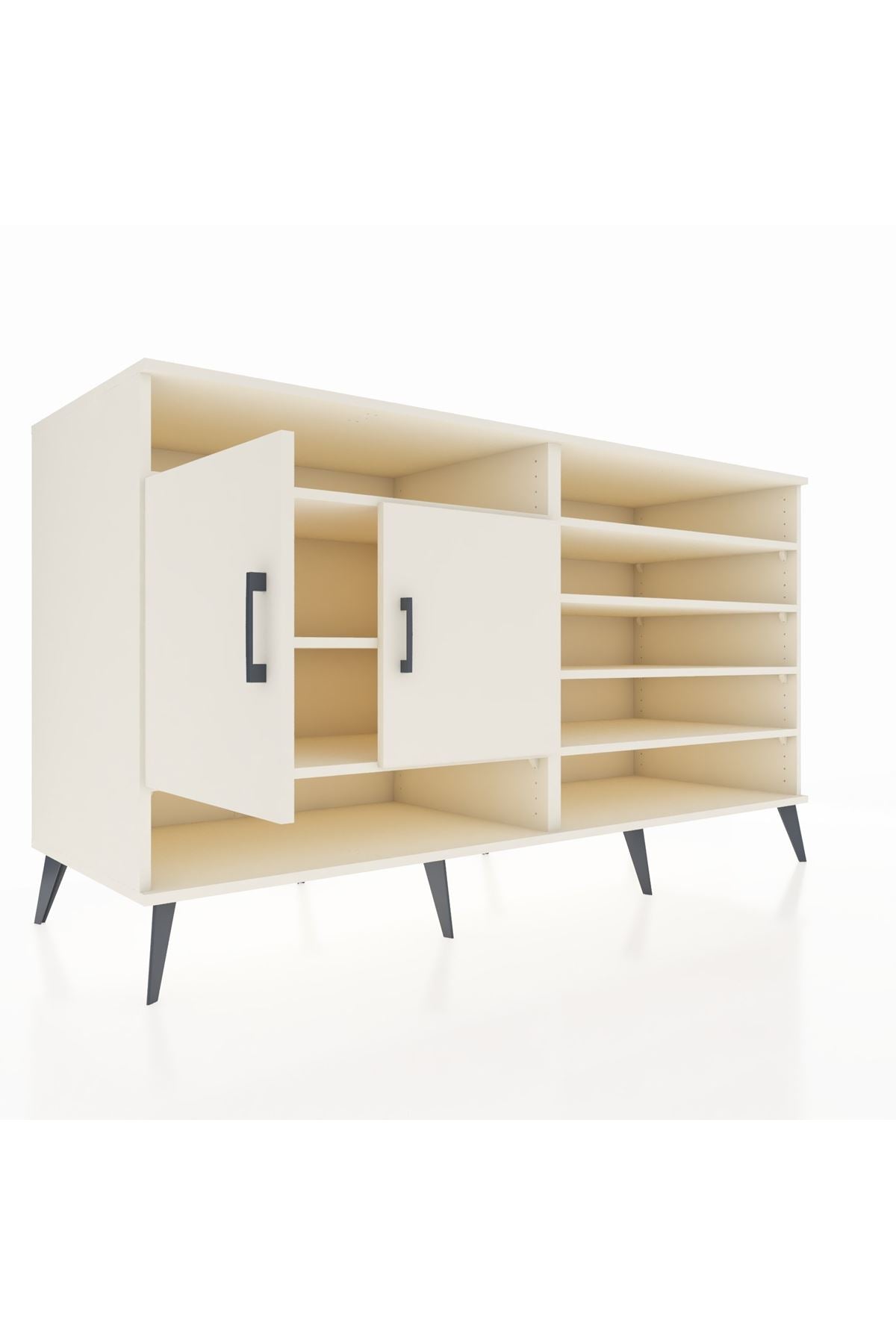 Kronos Konsol 7 Raflı 2 Kapaklı 176x59x99 Aytaşı-Aytaşı