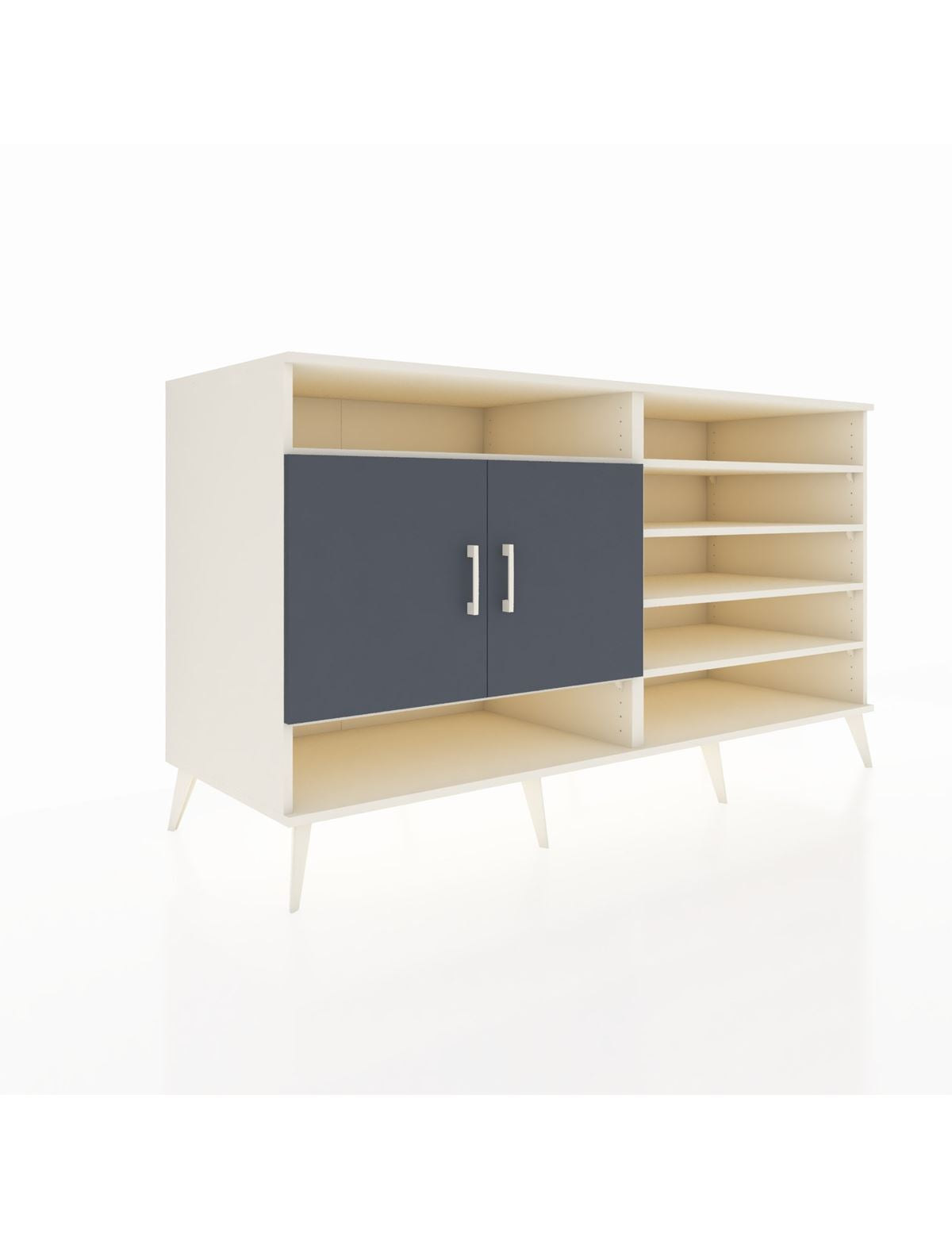 Kronos Konsol 7 Raflı 2 Kapaklı 176x59x99 Aytaşı-Antrasit