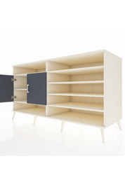 Kronos Konsol 7 Raflı 2 Kapaklı 176x59x99 Aytaşı-Antrasit