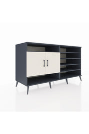 Kronos Konsol 7 Raflı 2 Kapaklı 176x59x99 Antrasit-Aytaşı