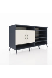 Kronos Konsol 7 Raflı 2 Kapaklı 176x59x99 Antrasit-Aytaşı/Antrasit