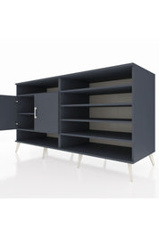 Kronos Konsol 7 Raflı 2 Kapaklı 176x59x99 Antrasit-Antrasit/Aytaşı