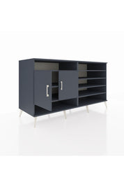 Kronos Konsol 7 Raflı 2 Kapaklı 176x59x99 Antrasit-Antrasit