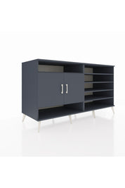 Kronos Konsol 7 Raflı 2 Kapaklı 176x59x99 Antrasit-Antrasit/Çam