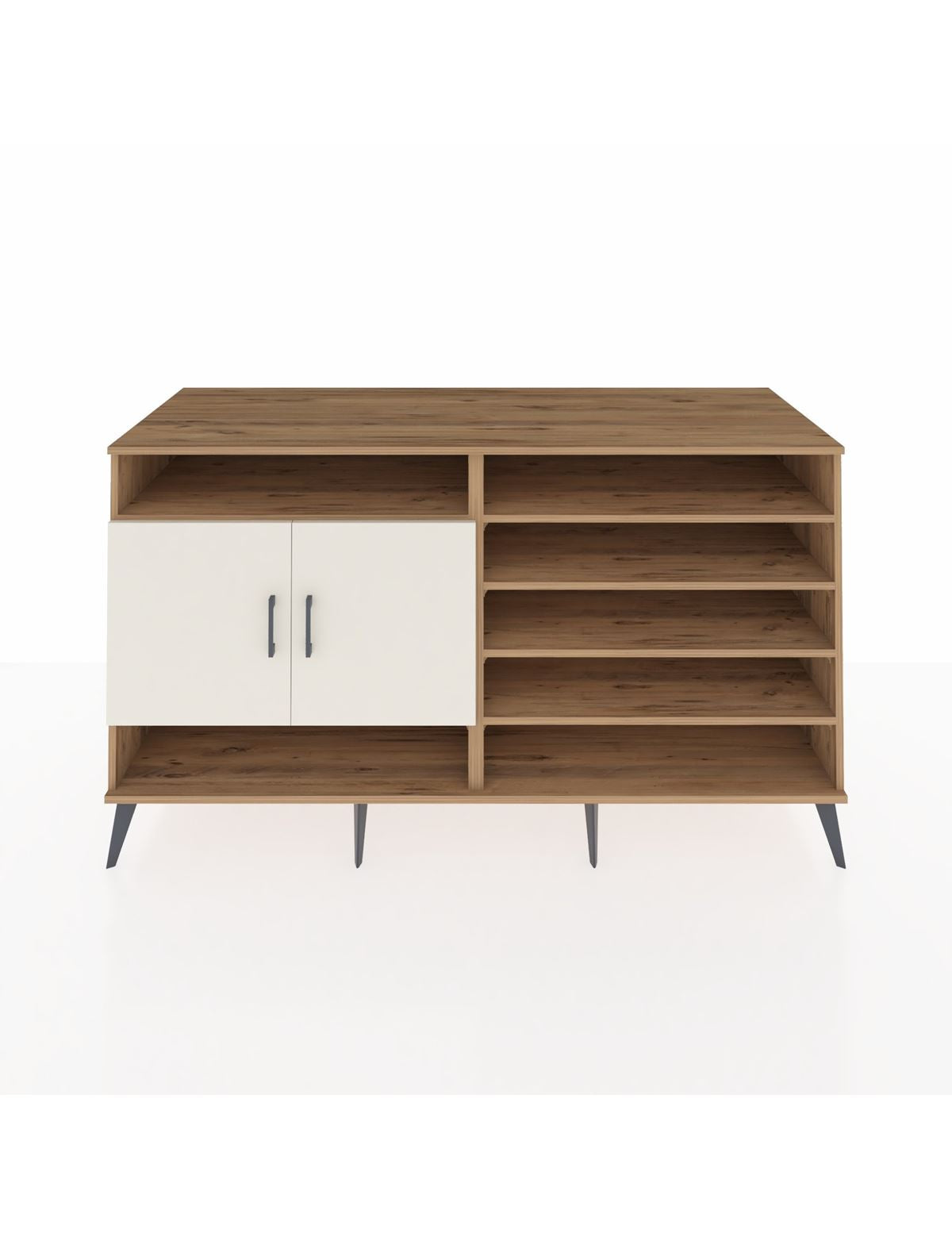 Kronos Konsol 7 Raflı 2 Kapaklı 176x59x99 Çam-Aytaşı