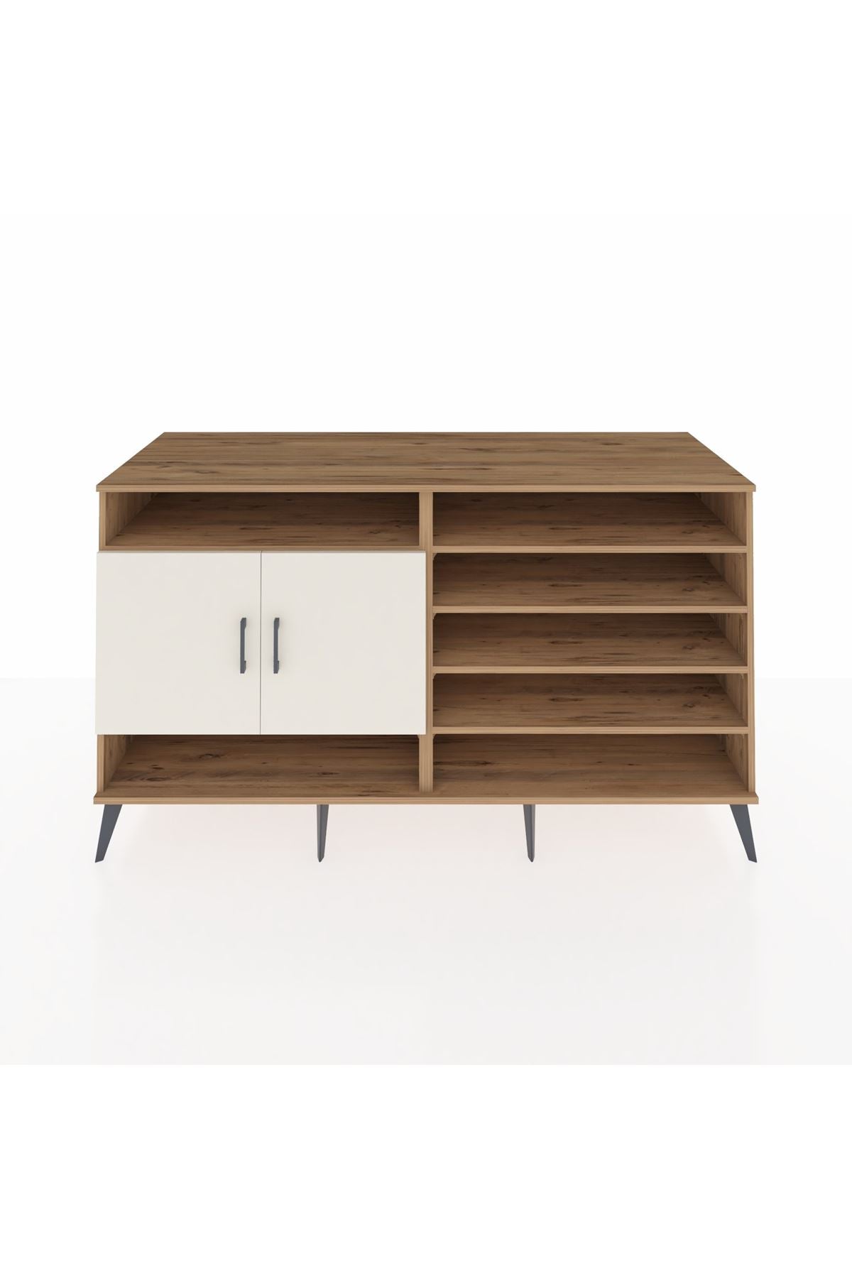 Kronos Konsol 7 Raflı 2 Kapaklı 176x59x99 Çam-Aytaşı