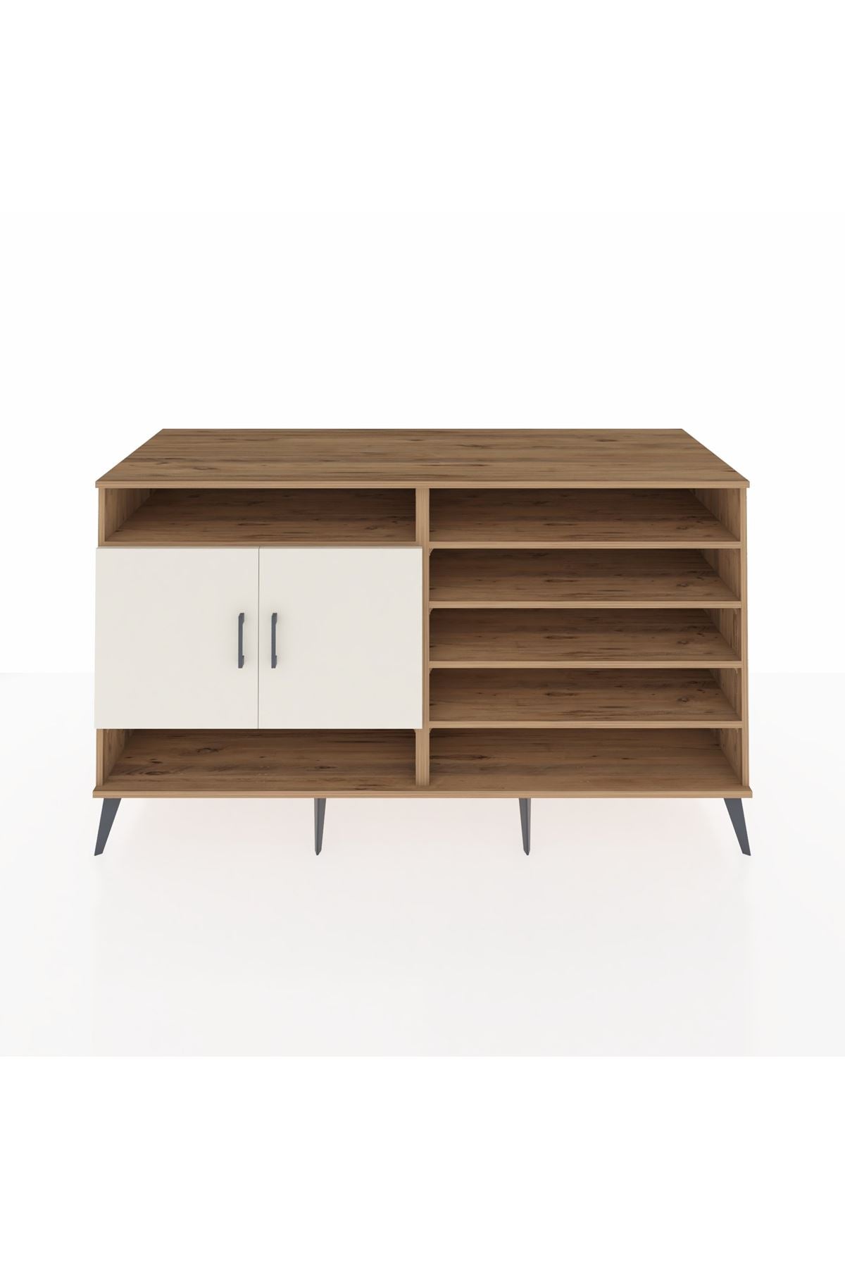 Kronos Konsol 7 Raflı 2 Kapaklı 176x59x99 Çam-Aytaşı/Çam