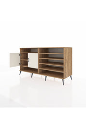 Kronos Konsol 7 Raflı 2 Kapaklı 176x59x99 Çam-Aytaşı/Çam