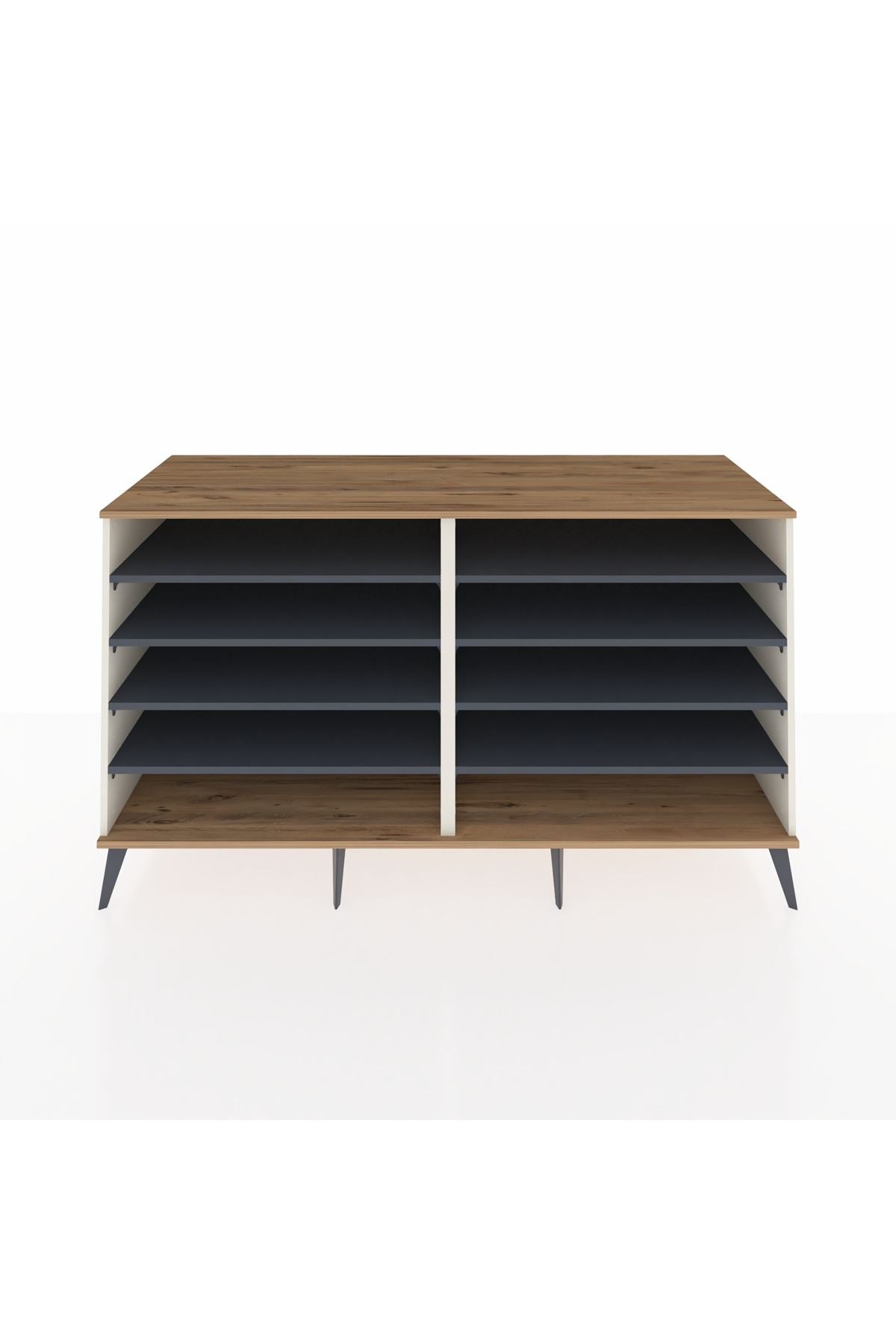 Kronos Konsol 8 Raflı 176x59x99 Aytaşı-Çam/Antrasit