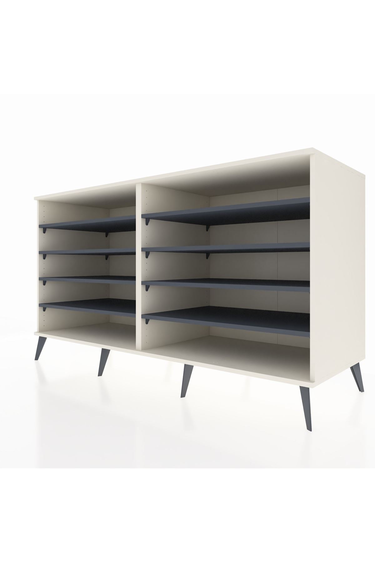 Kronos Konsol 8 Raflı 176x59x99 Aytaşı-Aytaşı/Antrasit