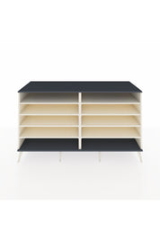 Kronos Konsol 8 Raflı 176x59x99 Aytaşı-Antrasit/Aytaşı