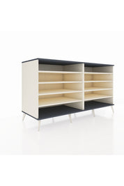 Kronos Konsol 8 Raflı 176x59x99 Aytaşı-Antrasit/Aytaşı