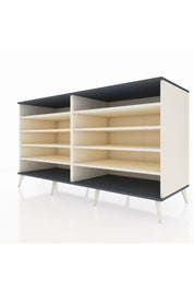 Kronos Konsol 8 Raflı 176x59x99 Aytaşı-Antrasit/Aytaşı