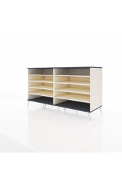 Kronos Konsol 8 Raflı 176x59x99 Aytaşı-Antrasit/Aytaşı