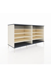 Kronos Konsol 8 Raflı 176x59x99 Aytaşı-Antrasit/Aytaşı