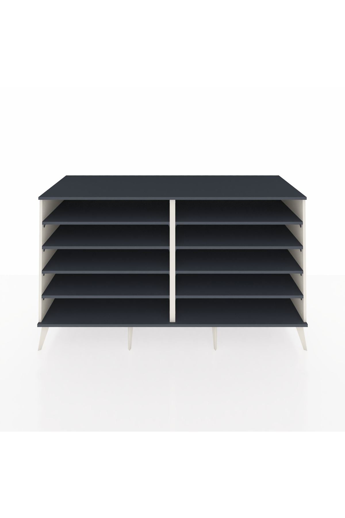 Kronos Konsol 8 Raflı 176x59x99 Aytaşı-Antrasit