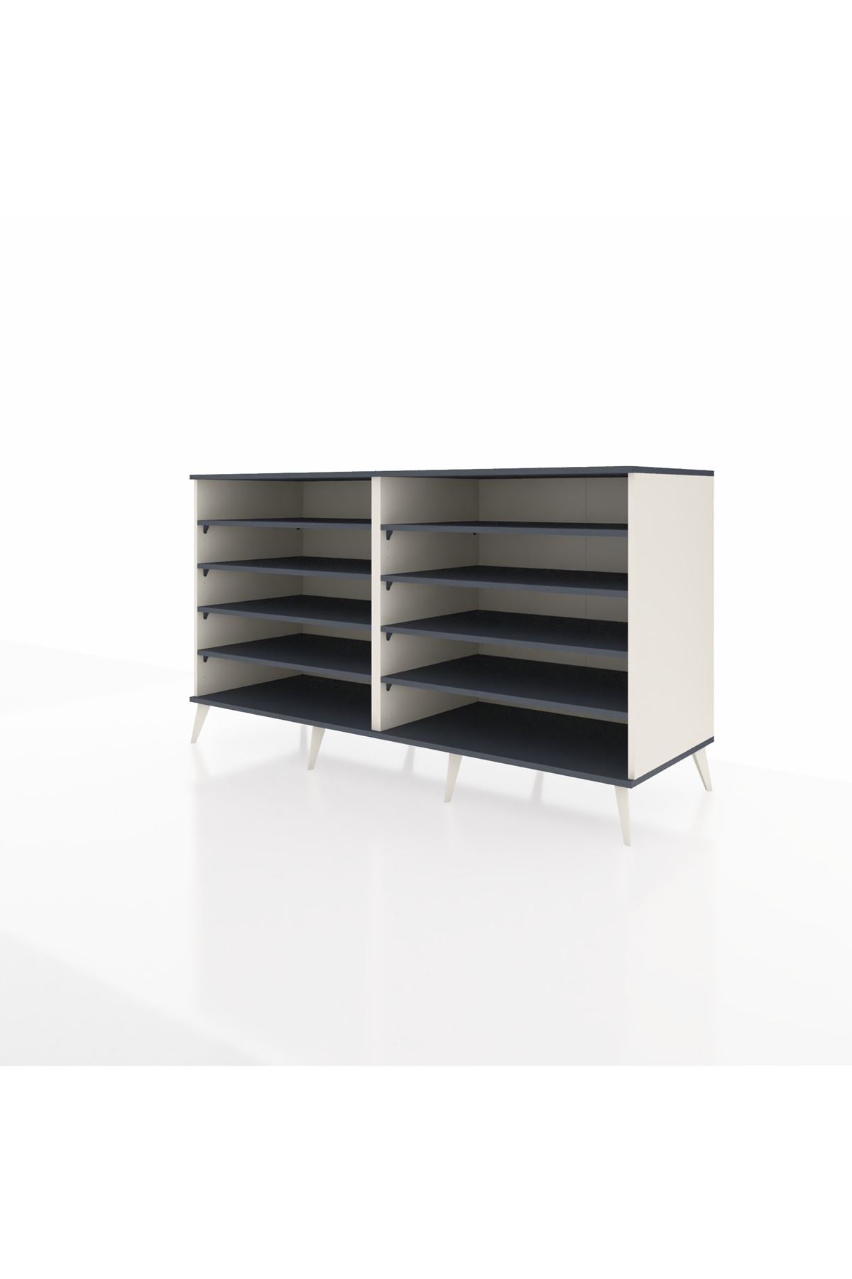 Kronos Konsol 8 Raflı 176x59x99 Aytaşı-Antrasit